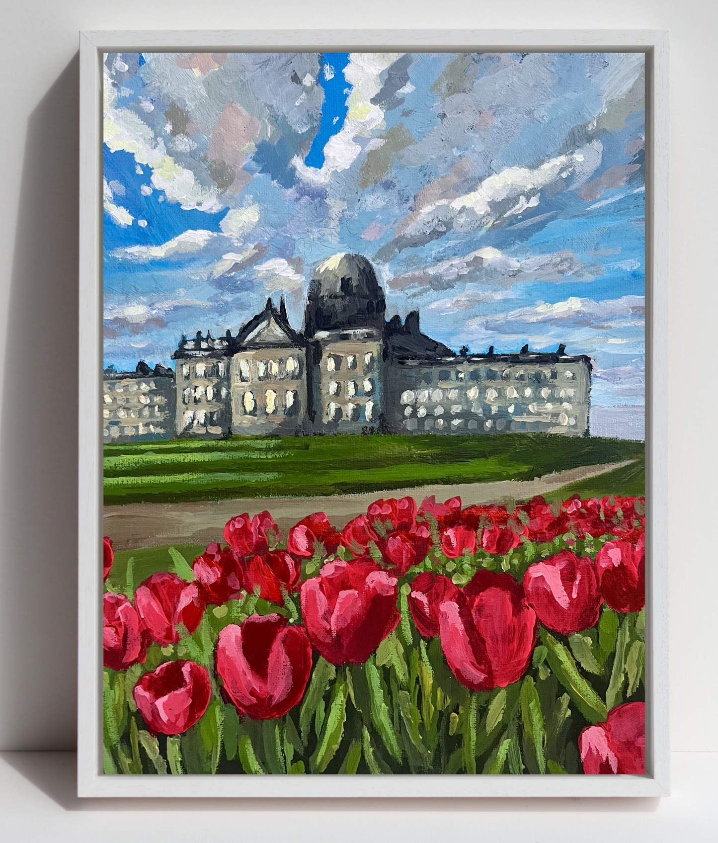 Castle Howard in Tulip Season (original)