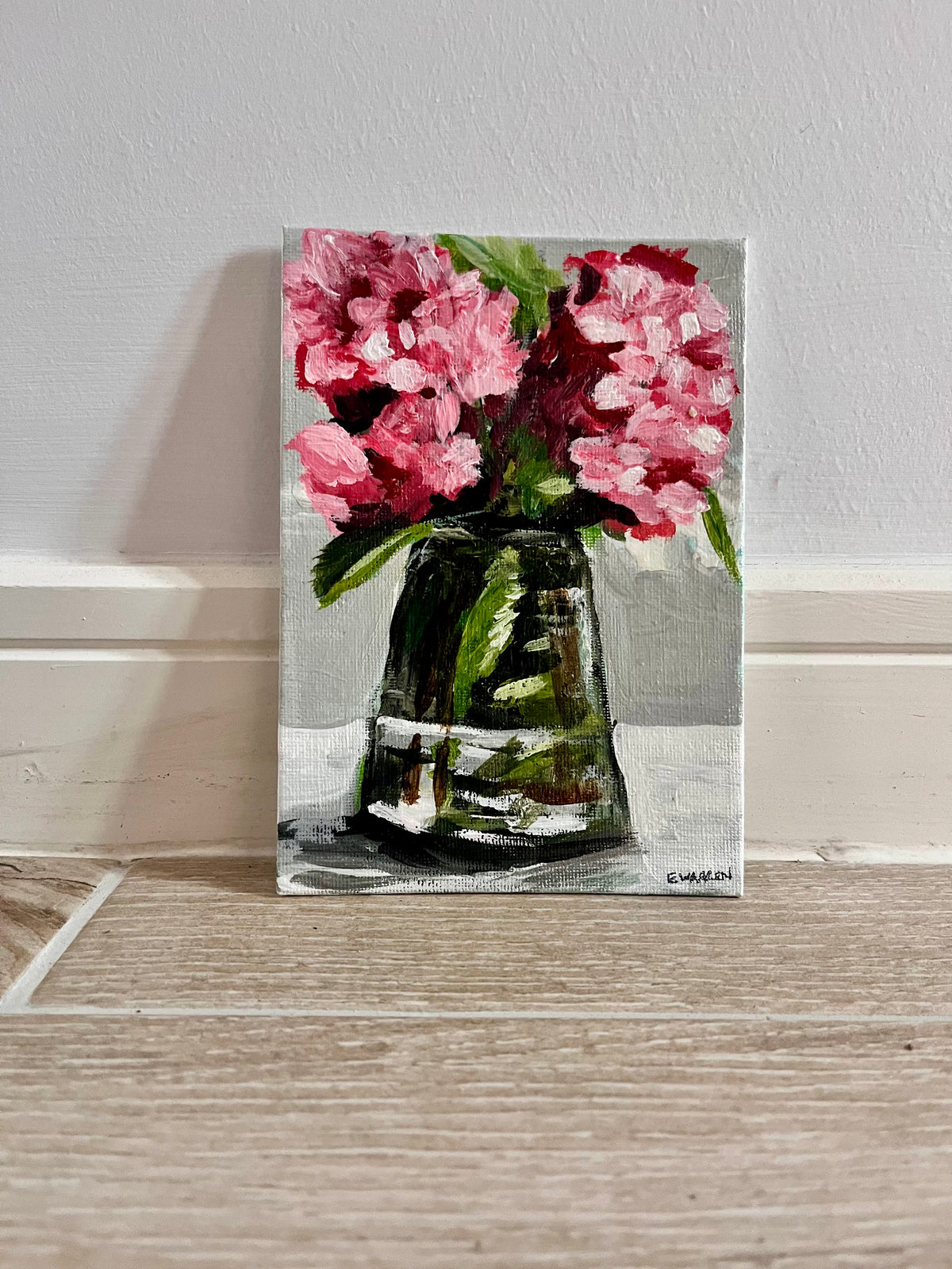Pink hydrangeas (original)