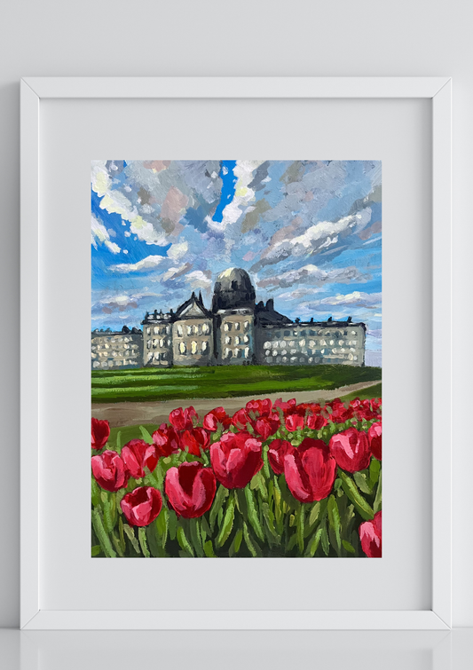 Castle Howard in Tulip Season