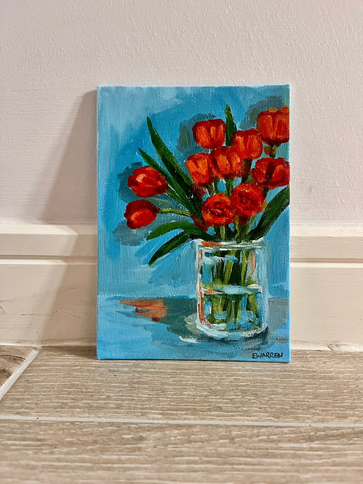 Jar of tulips (original)