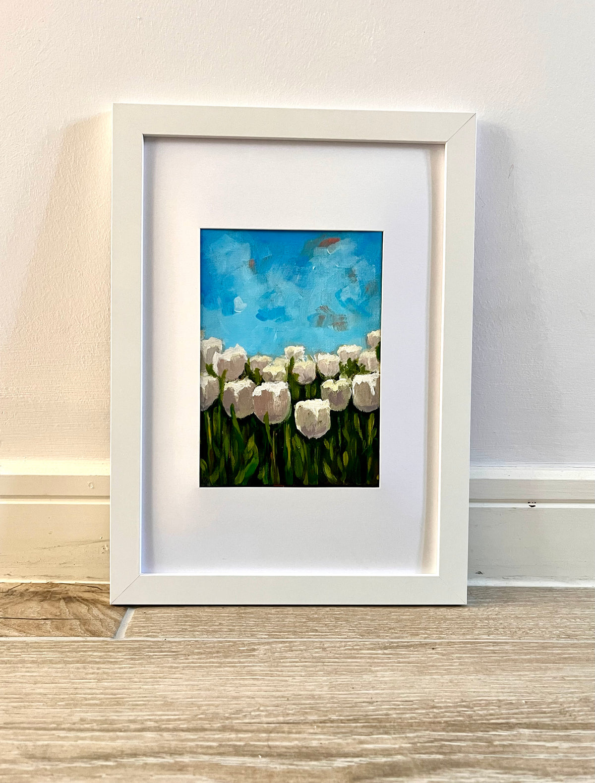 Field of white tulips (original)