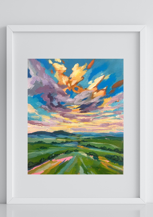 Yorkshire Wolds in Technicolour